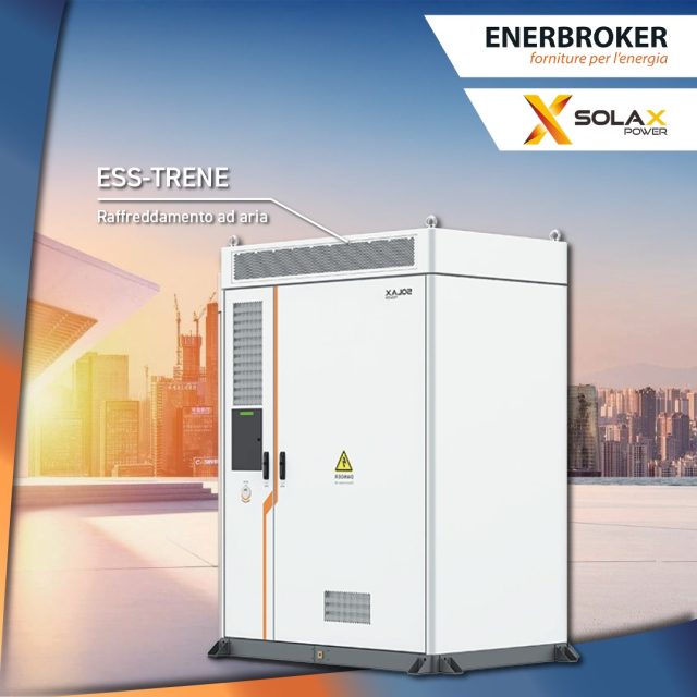 🔋 𝗦𝗲𝗿𝗶𝗲 𝗧𝗥𝗘𝗡𝗘: 𝗹’𝗮𝗰𝗰𝘂𝗺𝘂𝗹𝗼 𝗱𝗶 𝗲𝗻𝗲𝗿𝗴𝗶𝗮 𝗰𝗵𝗲 𝗲𝘃𝗼𝗹𝘃𝗲 𝗶𝗹 𝘁𝘂𝗼 𝗯𝘂𝘀𝗶𝗻𝗲𝘀𝘀 ⚡

Il sistema di accumulo in AC della serie TRENE è la soluzione all-in-one modulabile pensata per gli scenari commerciali e industriali (C&I).
Grazie alle batterie LiFePO4 da 280 Ah, offre 215 kWh nominali a 768 V, garantendo prestazioni elevate, massima sicurezza e una gestione ottimizzata dell’energia.

Contatta il tuo commerciale di fiducia e richiedi un preventivo
📞08251807888
📩info@enerbroker.com