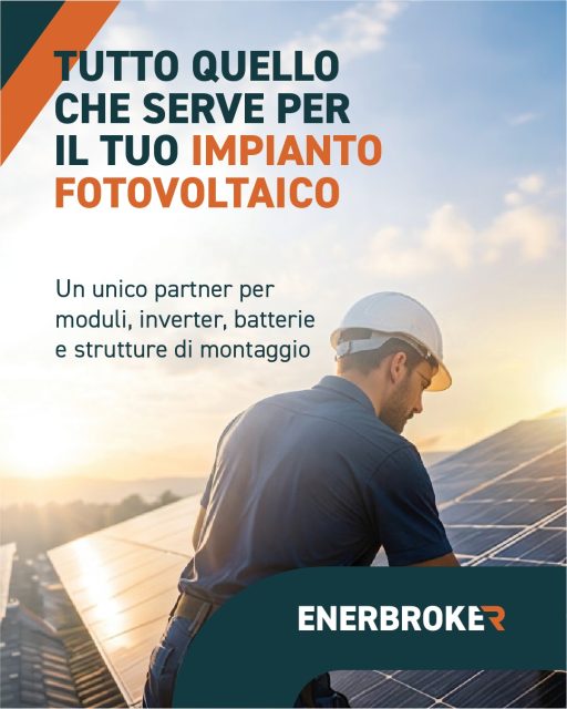 🔧 𝗜𝗹 𝗽𝗮𝗿𝘁𝗻𝗲𝗿 𝗴𝗶𝘂𝘀𝘁𝗼 𝗳𝗮 𝗹𝗮 𝗱𝗶𝗳𝗳𝗲𝗿𝗲𝗻𝘇𝗮.
Quando realizzi un impianto fotovoltaico, non bastano prodotti di qualità: serve un partner capace di supportarti in ogni fase del progetto.
Con EnerBroker hai a disposizione:
📦 Disponibilità di magazzino
🛠️ Supporto tecnico qualificato
🤝 Consulenza commerciale
⭐ Brand leader del settore
𝗖𝗼𝘀𝘁𝗿𝘂𝗶𝗮𝗺𝗼 𝗶𝗻𝘀𝗶𝗲𝗺𝗲 𝗶𝗹 𝘁𝘂𝗼 𝗽𝗿𝗼𝘀𝘀𝗶𝗺𝗼 𝗶𝗺𝗽𝗶𝗮𝗻𝘁𝗼.
Contatta EnerBroker e scopri le soluzioni dedicate agli installatori.: scrivi a info@enerbroker.com o visita il sito www.enerbroker.com
#EnerBroker #Fotovoltaico #Installatori #EnergiaRinnovabile #SolarEnergy #Inverter #Batterie #ModuliFotovoltaici #SupportoTecnico #EnergyPartner